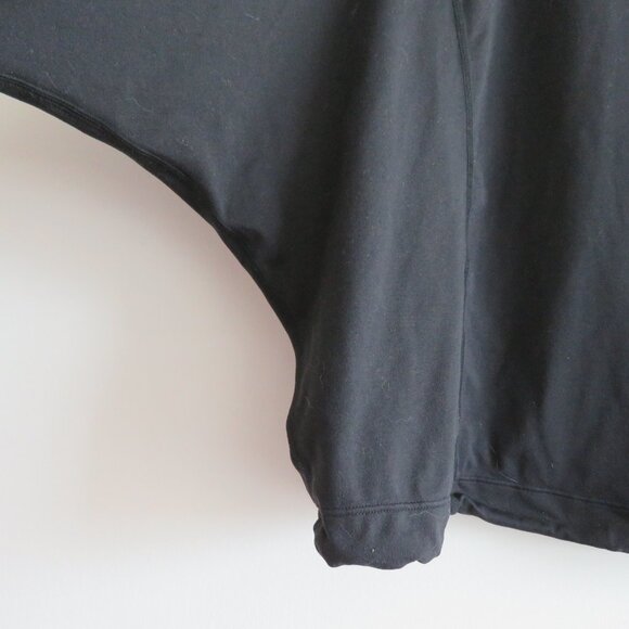 SWEATY BETTY After Class Organic Cotton Sweatshirt in Black Gym Lounge - Size S - Picture 9 of 14